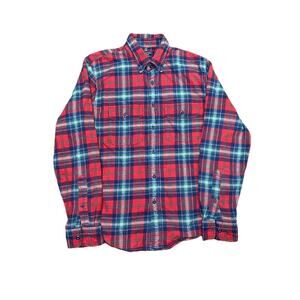 Men's Red Plaid Shirt